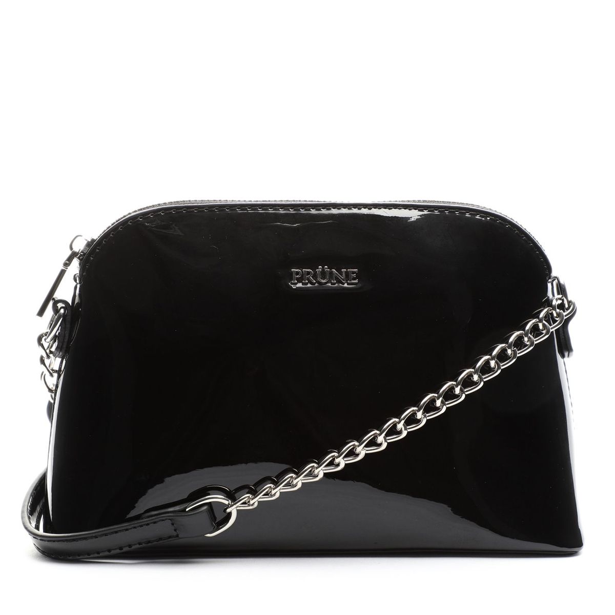 PRUNE - Carteras Efecto Cuero Charol Hera Negro