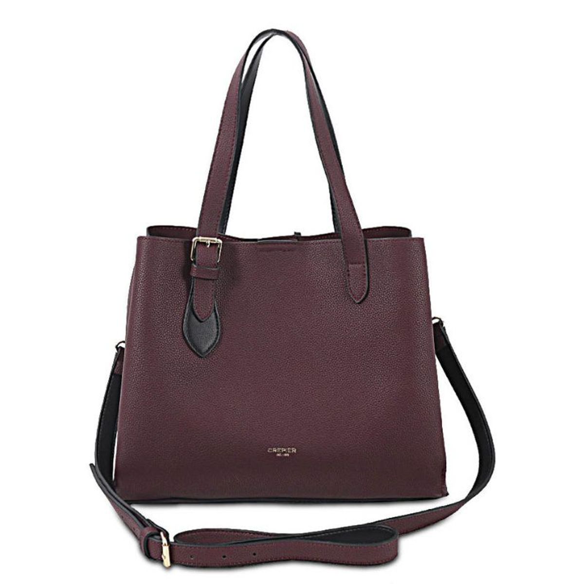 CREPIER - Cartera Crepier Agnone Satchel Burgundy
