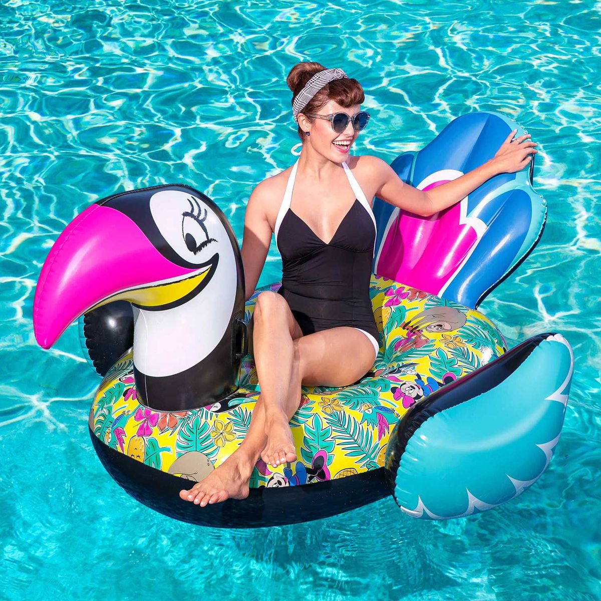 BESTWAY - Flotador Fashion Tucán 2.07 x 1.50m