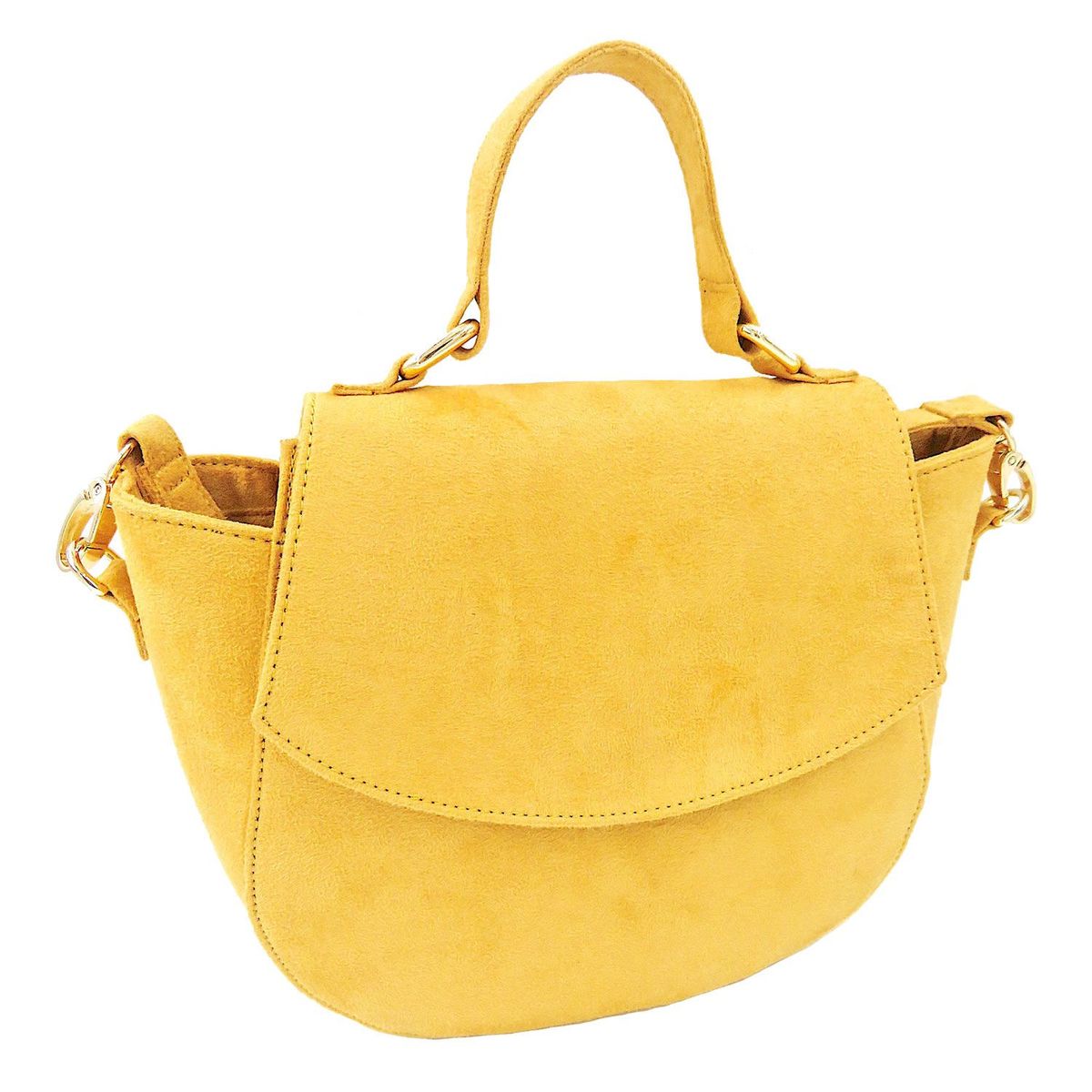 SIDERAL - Cartera saddle Sideral color mostaza