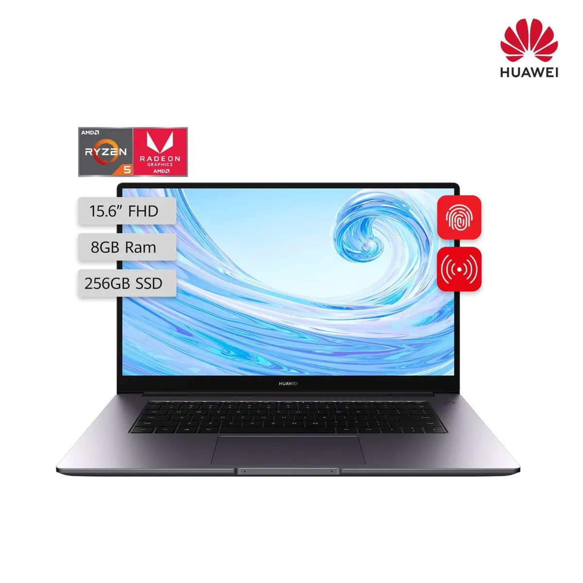 HUAWEI - Laptop Matebook D 15" Ryzen 5 8GB RAM 256GB - Radeon Vega 8 Graphics