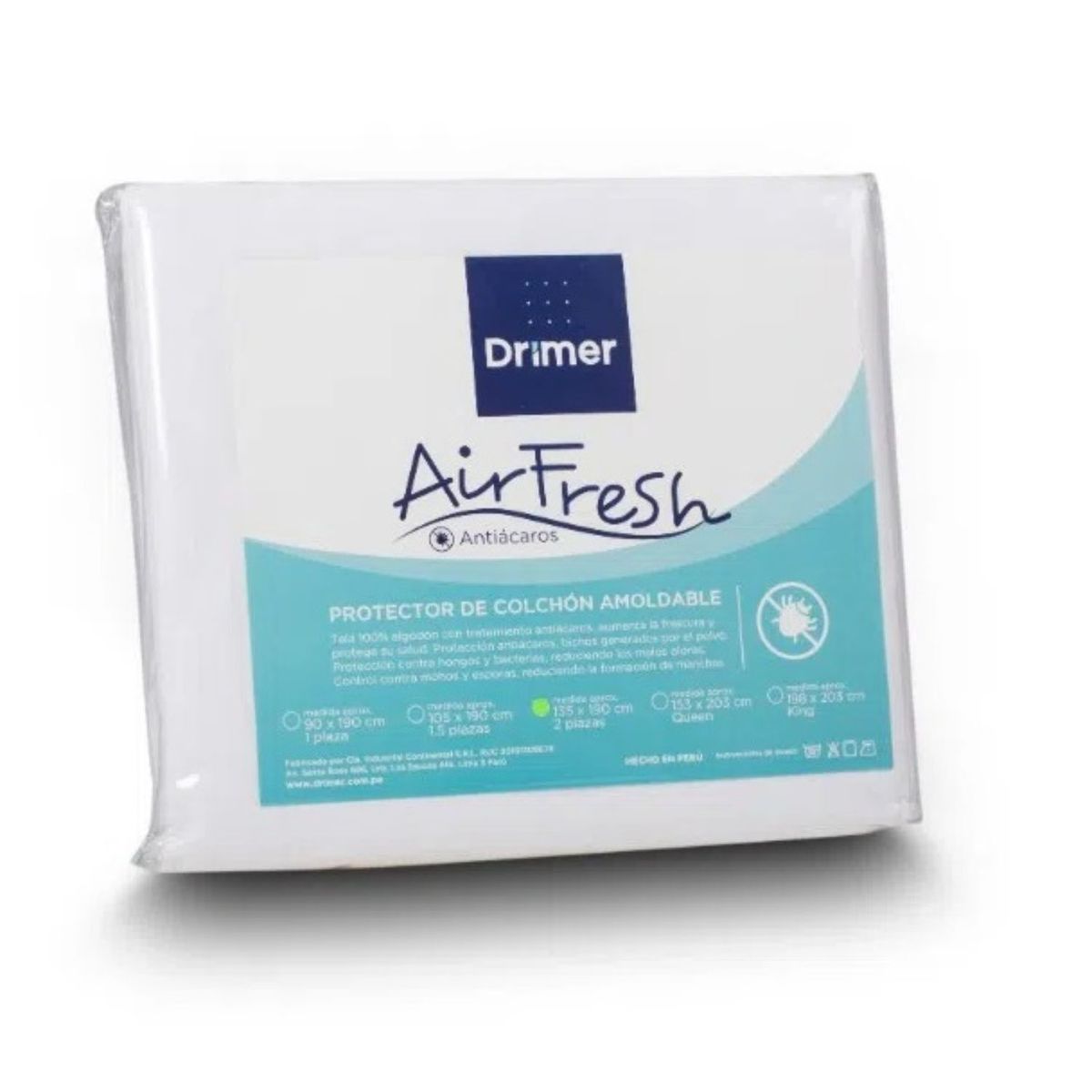 DRIMER - Protector de Colchón Amoldable AirFresh