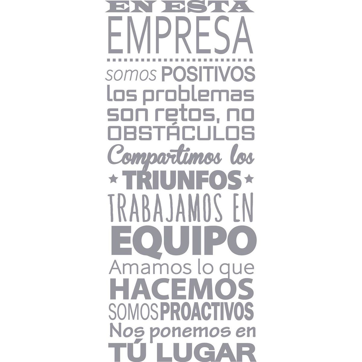 STICKART - Vinil En Esta Empresa 