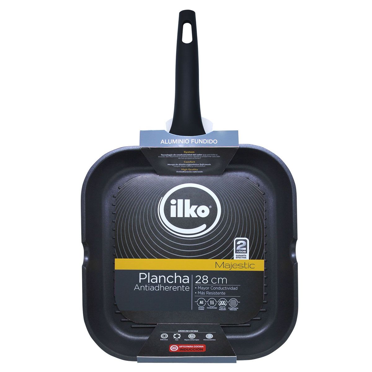 ILKO - Plancha Anti 28 cm Majestic