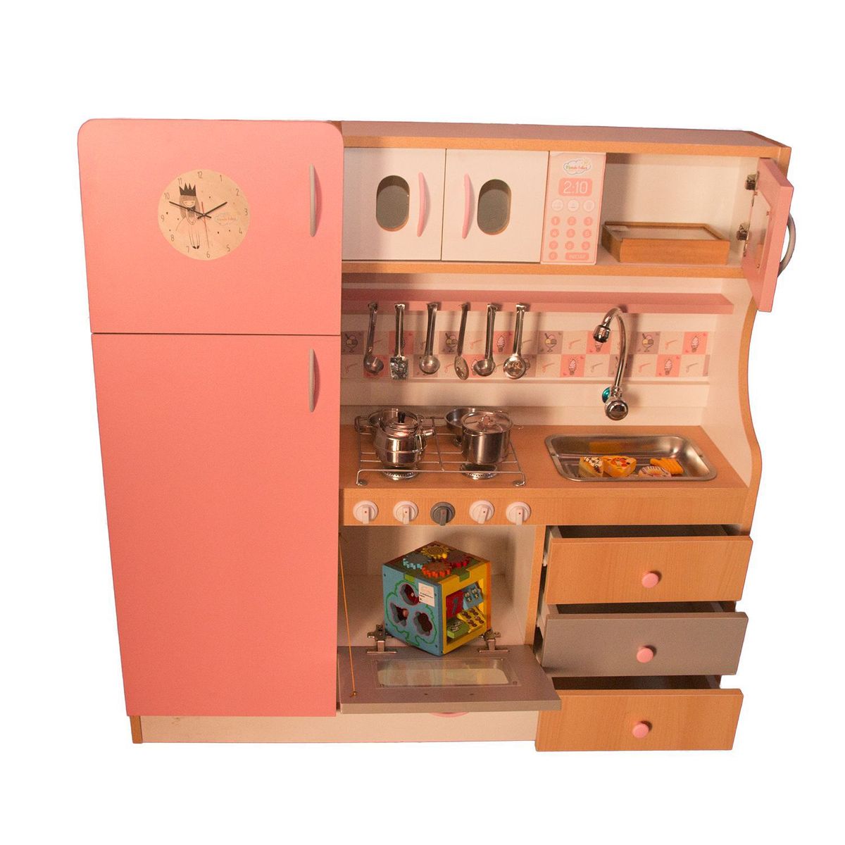 MONDO FELICE - Cocina Refrigeradora Rosa