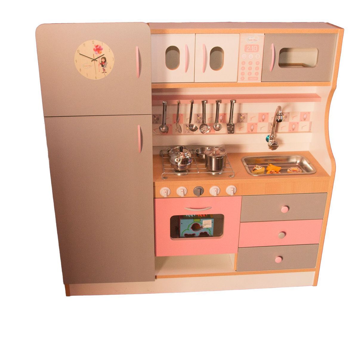 MONDO FELICE - Cocina Refrigeradora Plomo