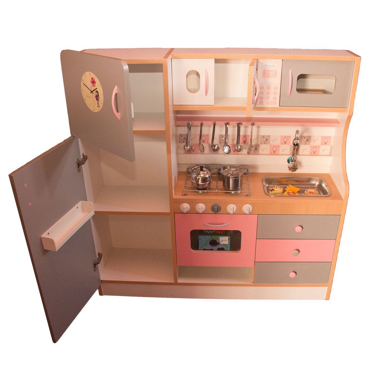 MONDO FELICE - Cocina Refrigeradora Plomo