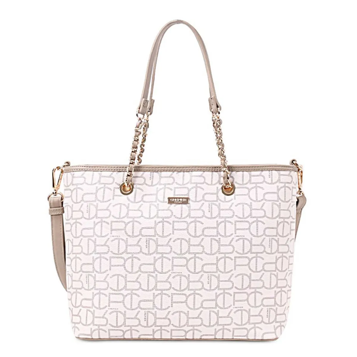 CREPIER - Cartera Crepier Juliana Tote Md Hueso