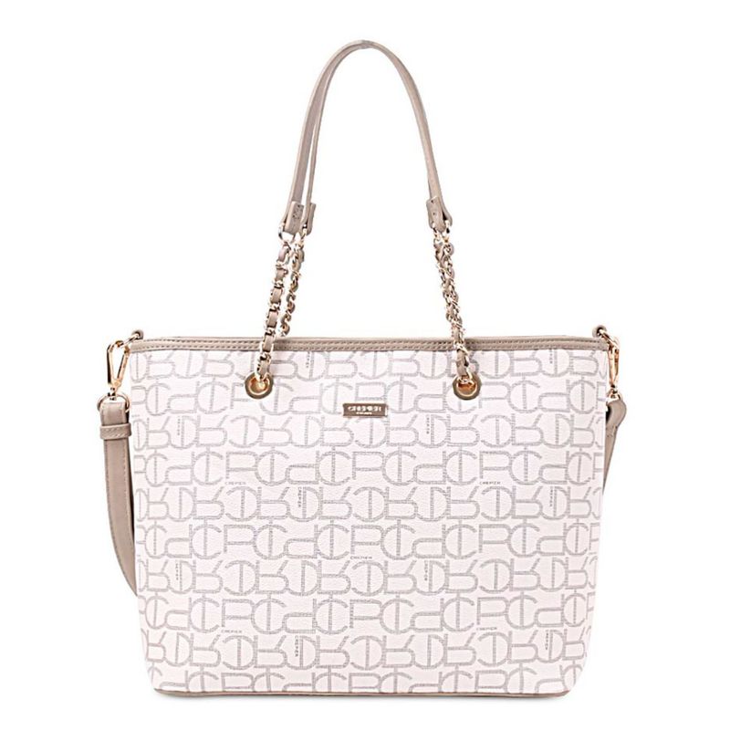 CREPIER - Cartera Crepier Juliana Tote Md Hueso