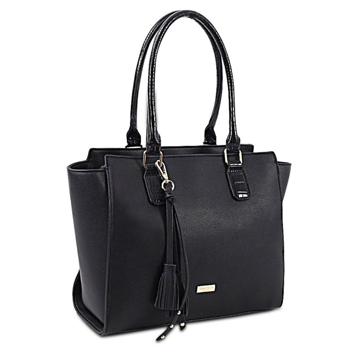 CREPIER - Cartera Crepier Loreo Satchel Md Negro
