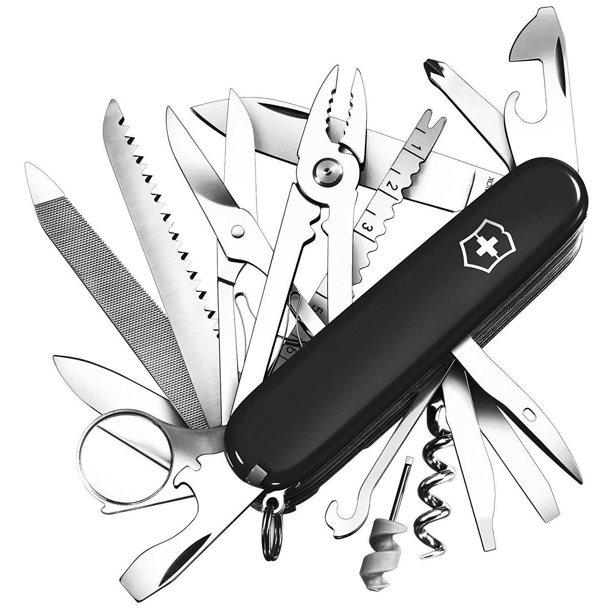 VICTORINOX - Navaja Suiza Swiss Champ Negra