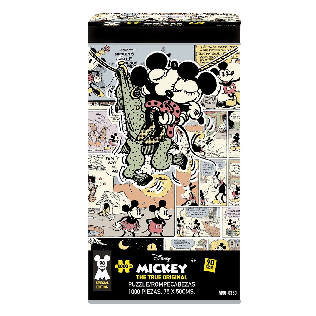 DISNEY - Rompecabezas Caja Metálica 1000 Pzas Mickey 90 Años