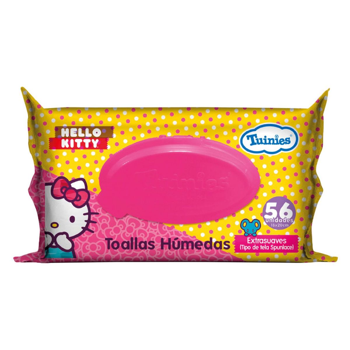 HELLO KITTY - Toallitas Humedas x 56 Unidades 