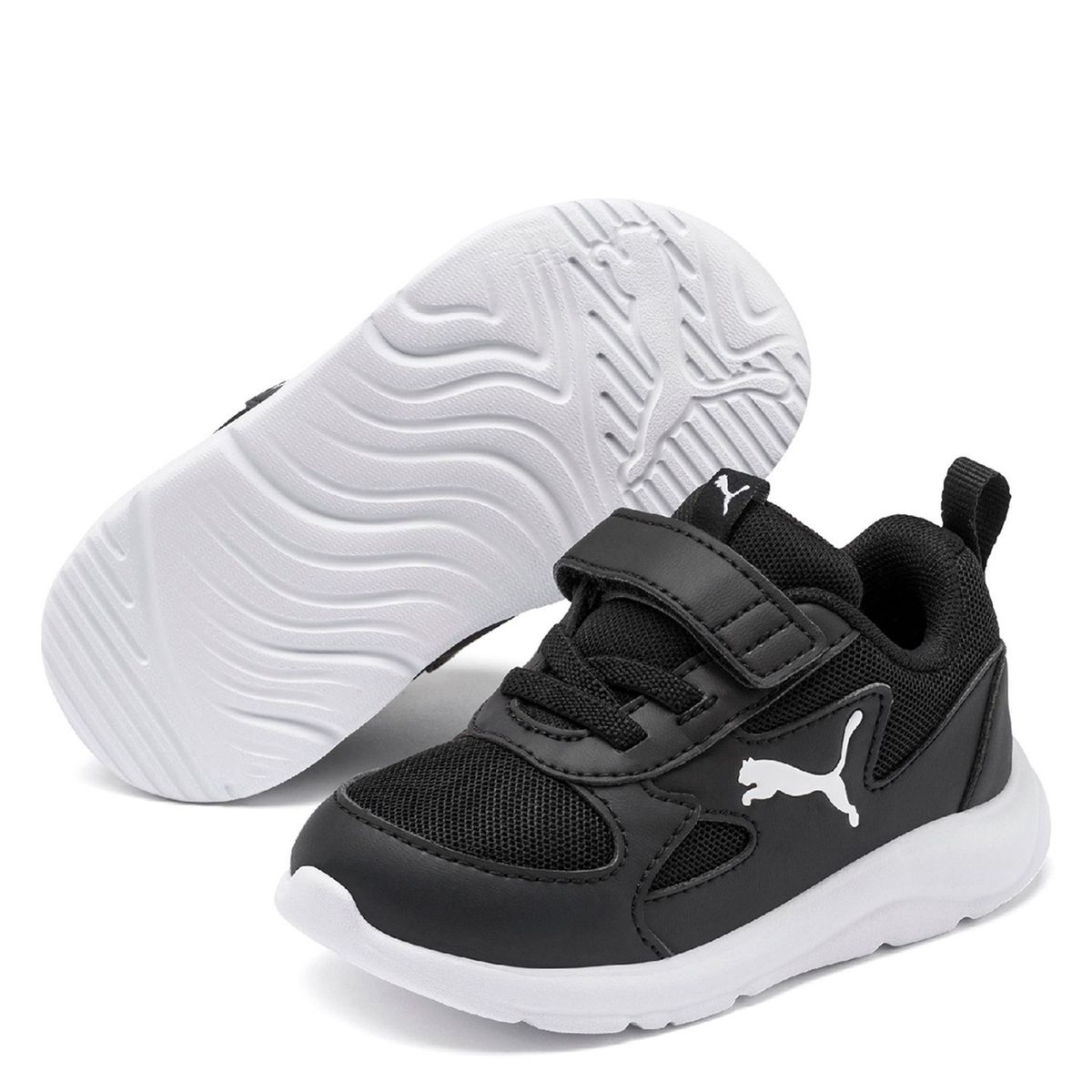 PUMA - Zapatillas Fun Racer Ac Inf Negro