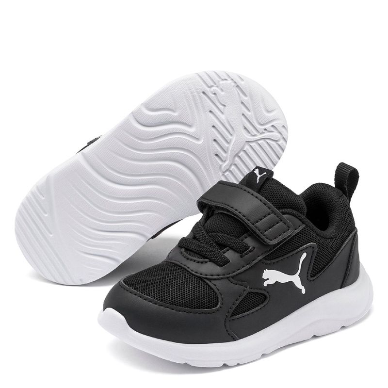 PUMA - Zapatillas Fun Racer Ac Inf Negro