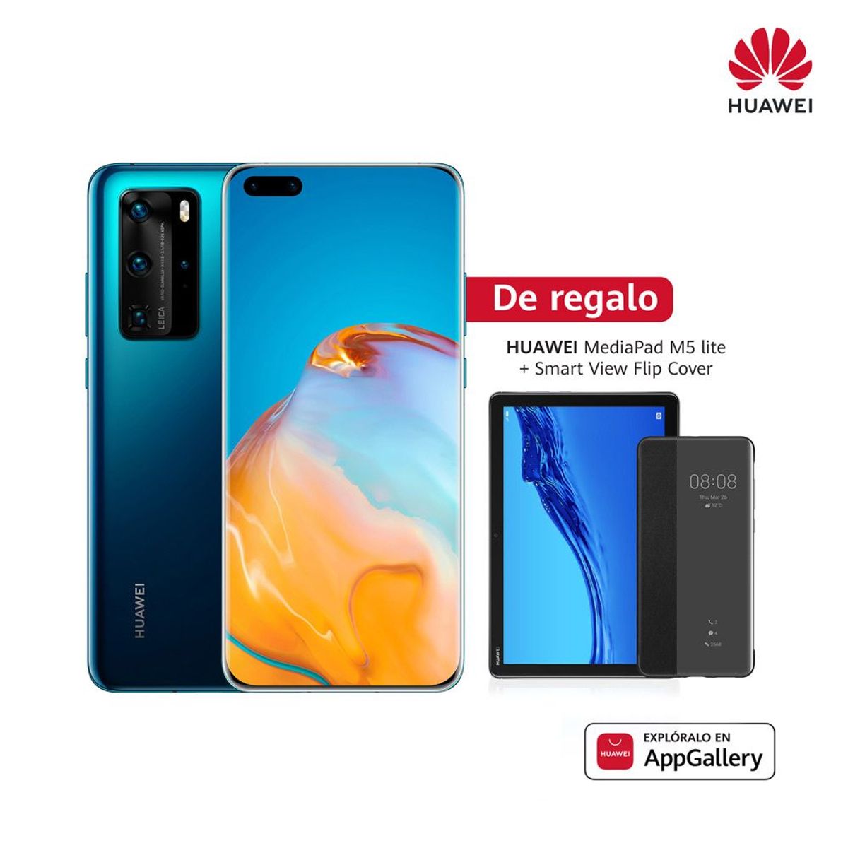 HUAWEI - P40 PRO Azul + MediaPad M5 lite