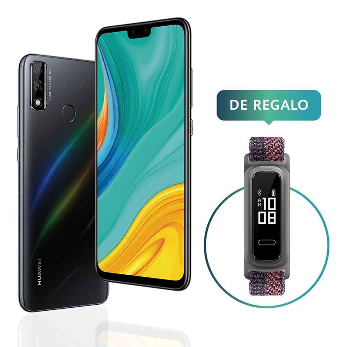 HUAWEI - Huawei Y8S Black 4+64GB +BAND4E