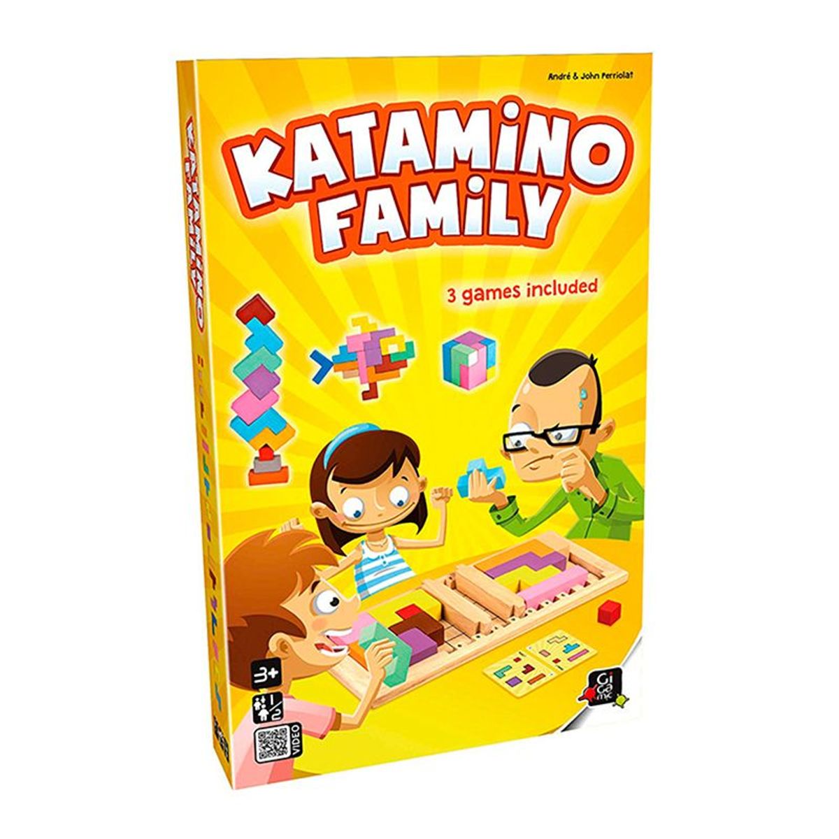 GIGAMIC - Juego de Mesa Katamino Family Gigamic