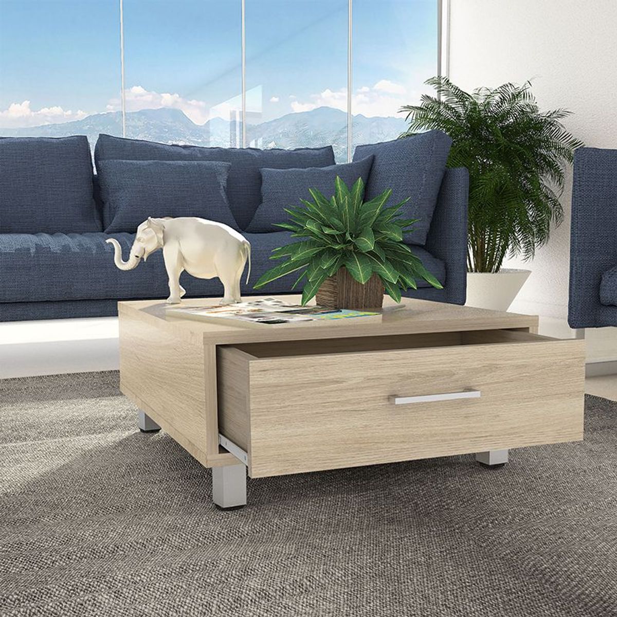 TUHOME - Mesa De Centro Beijing Rovere