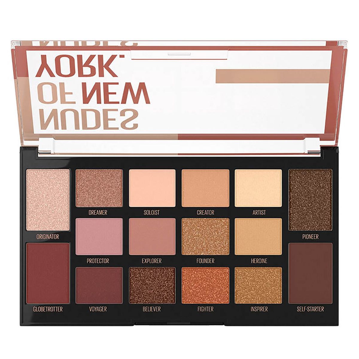 MAYBELLINE - Paleta de sombras Nudes of New york 0.634 Fl Oz  Maybelline