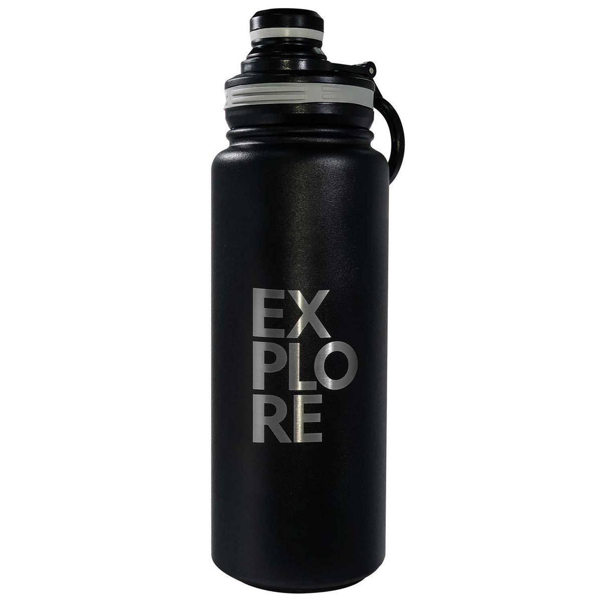 NATIONAL GEOGRAPHIC - Botella Metálica 900Ml Negra