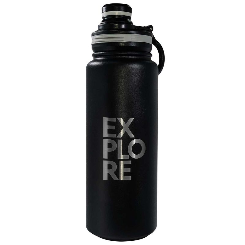 NATIONAL GEOGRAPHIC - Botella Metálica 900Ml Negra