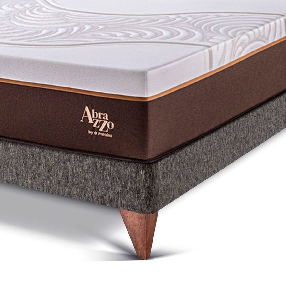 PARAISO - Cama Europea Royal Abrazzo King + 2 Almohadas Viscoelásticas + Protector