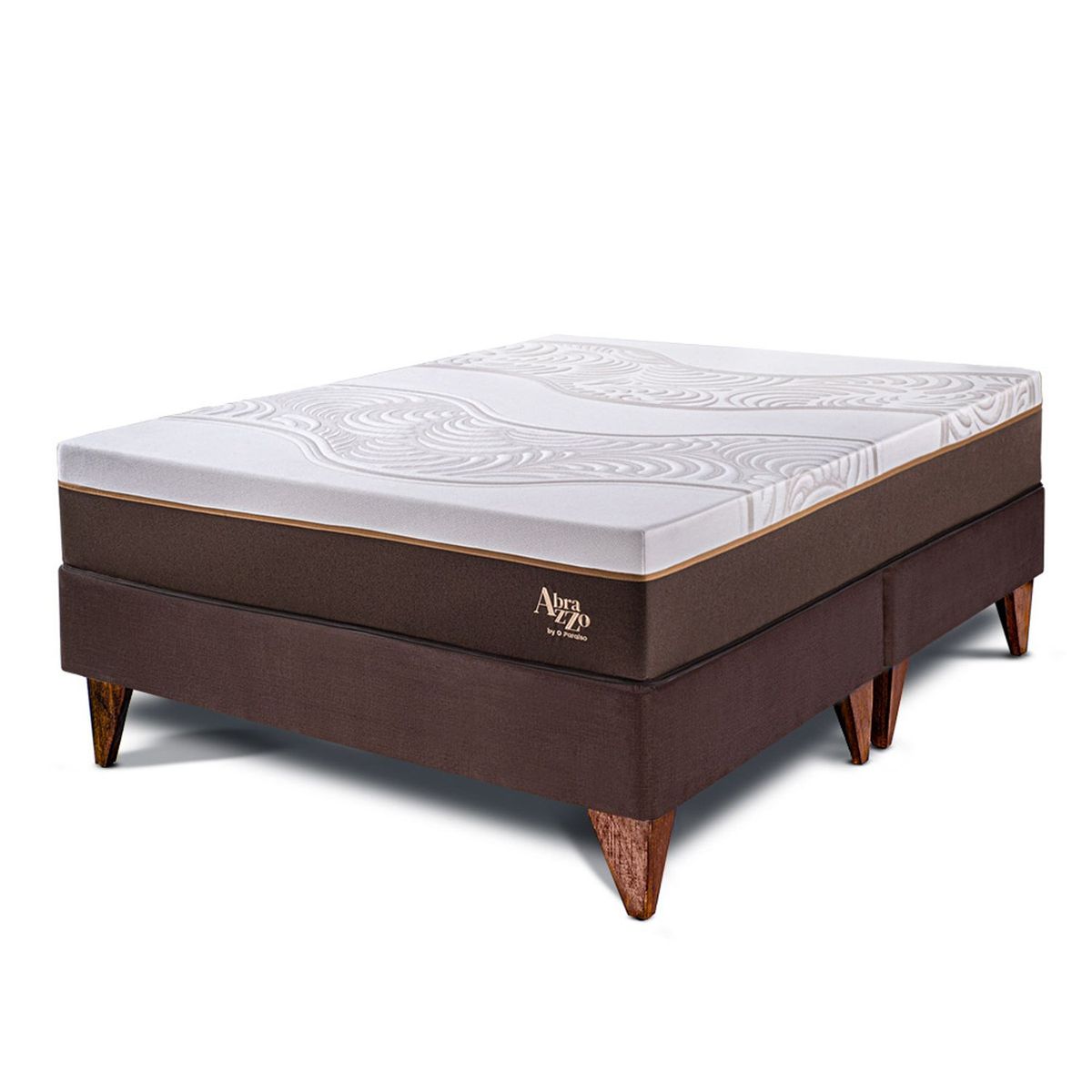 PARAISO - Cama Europea Royal Abrazzo Queen + 2 Almohadas Viscoelásticas + Protector