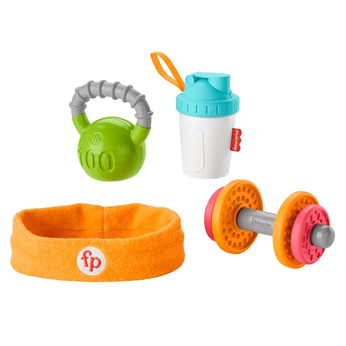 FISHER PRICE - Juguete de Bebé Kit De Regalo Mini Músculos
