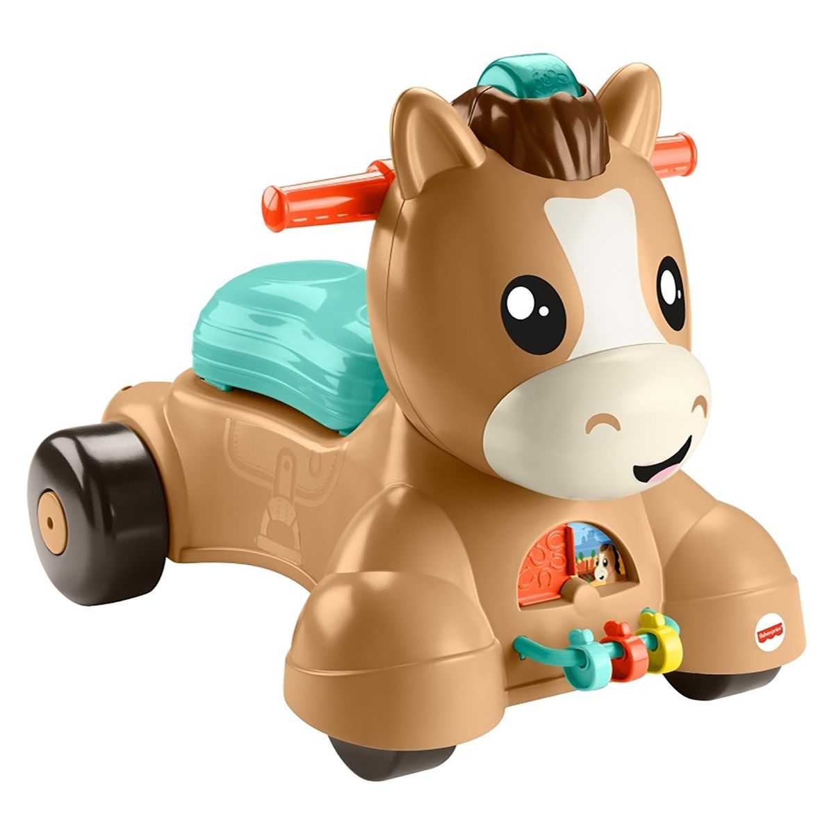 FISHER PRICE - Juguete de Bebé Pony Camina Conmigo