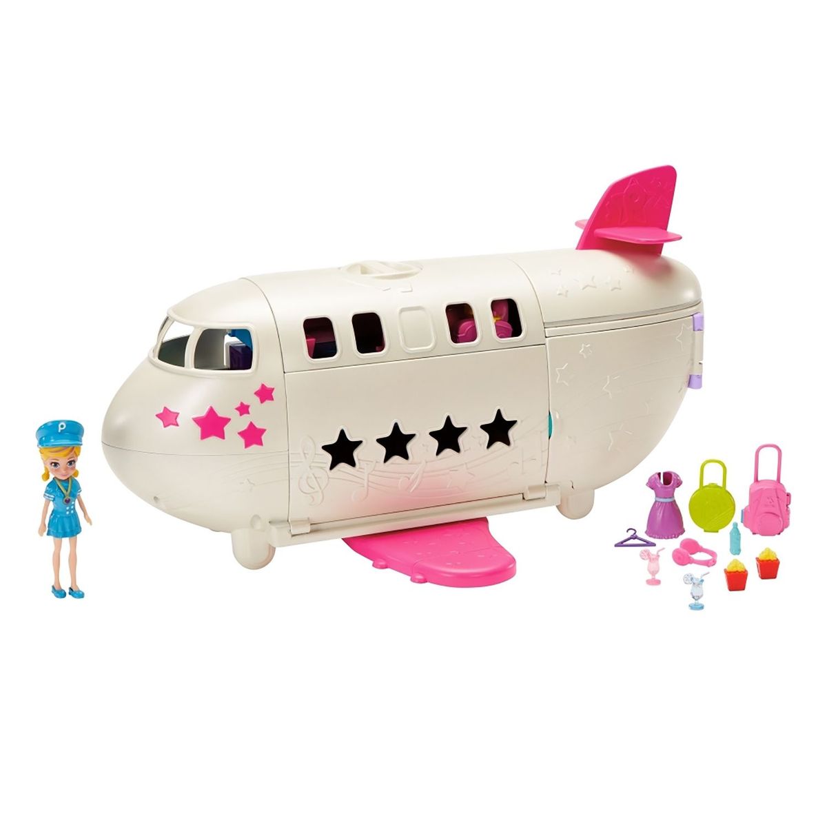 POLLY POCKET - Muñeca Polly Pocket Mega Jet de Viaje
