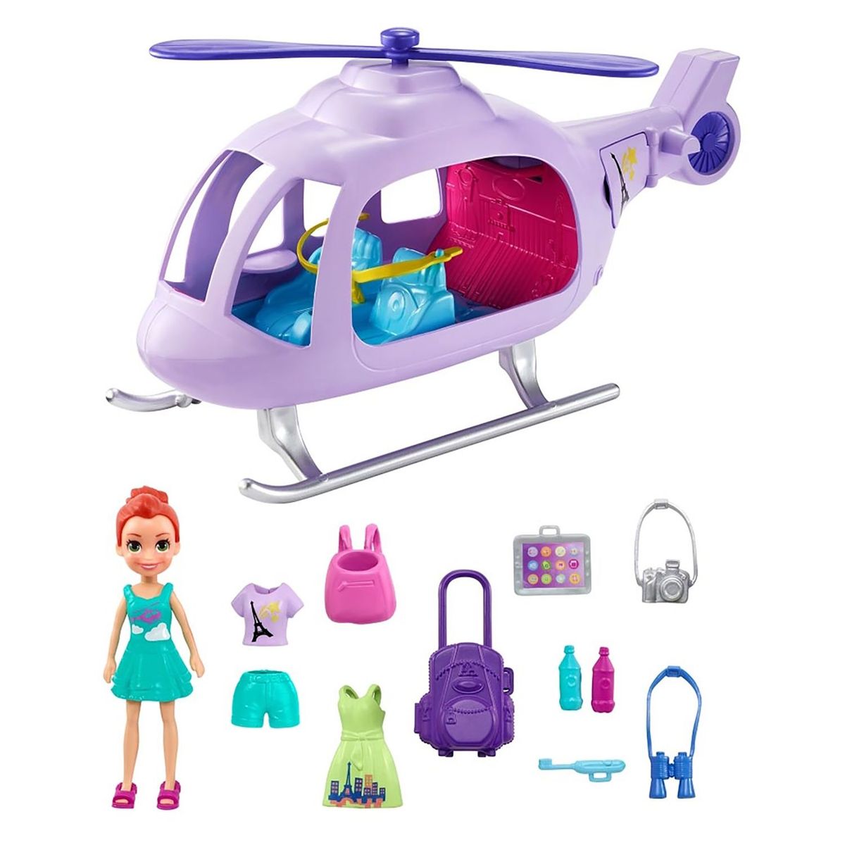 POLLY POCKET - Super Helicóptero De Viaje