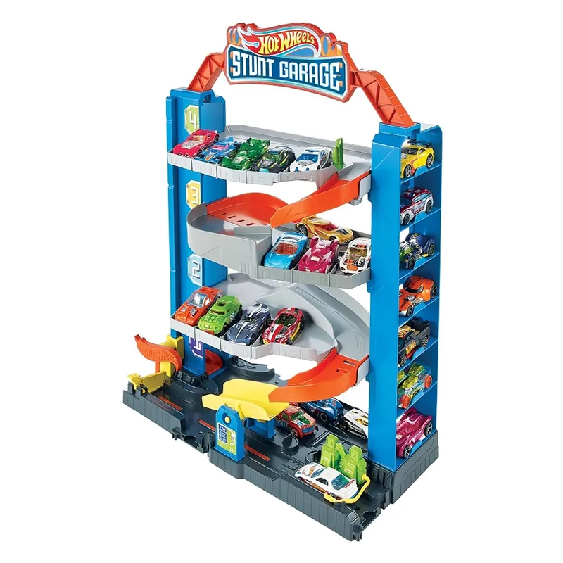 HOT WHEELS - Pista Hot Wheels Garage Extremo Multi-Nivel Con Circuito