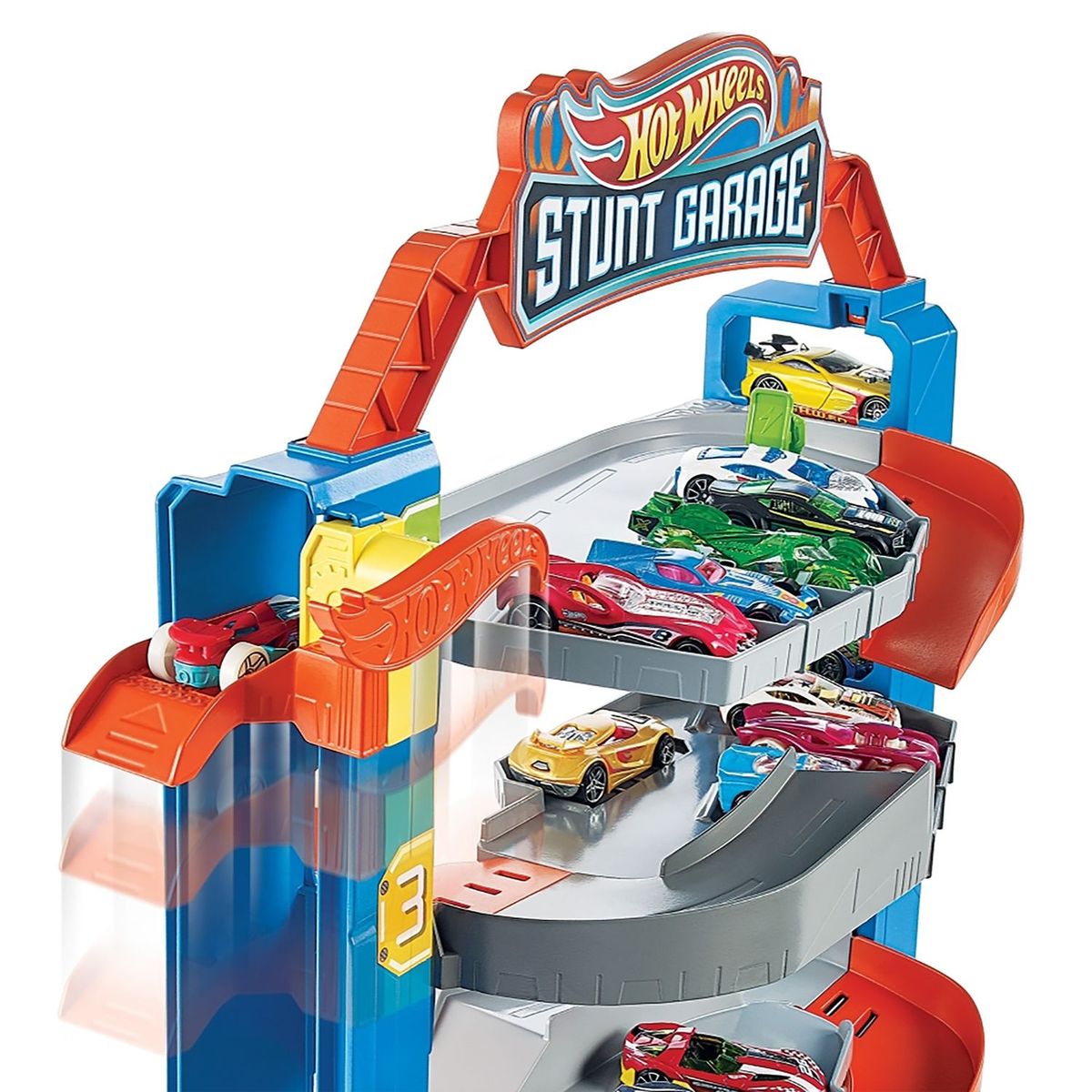 HOT WHEELS - Pista Hot Wheels Garage Extremo Multi-Nivel Con Circuito