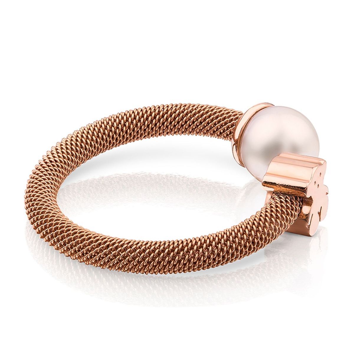 TOUS - Anillo Icon Mesh Rosa