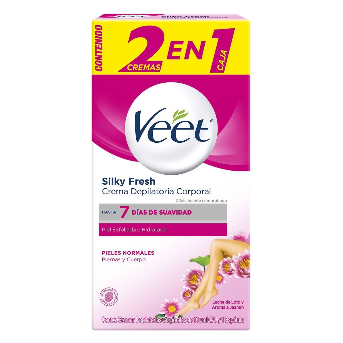 VEET - Crema Depilatoria Piel Normal 2 x 100 ml