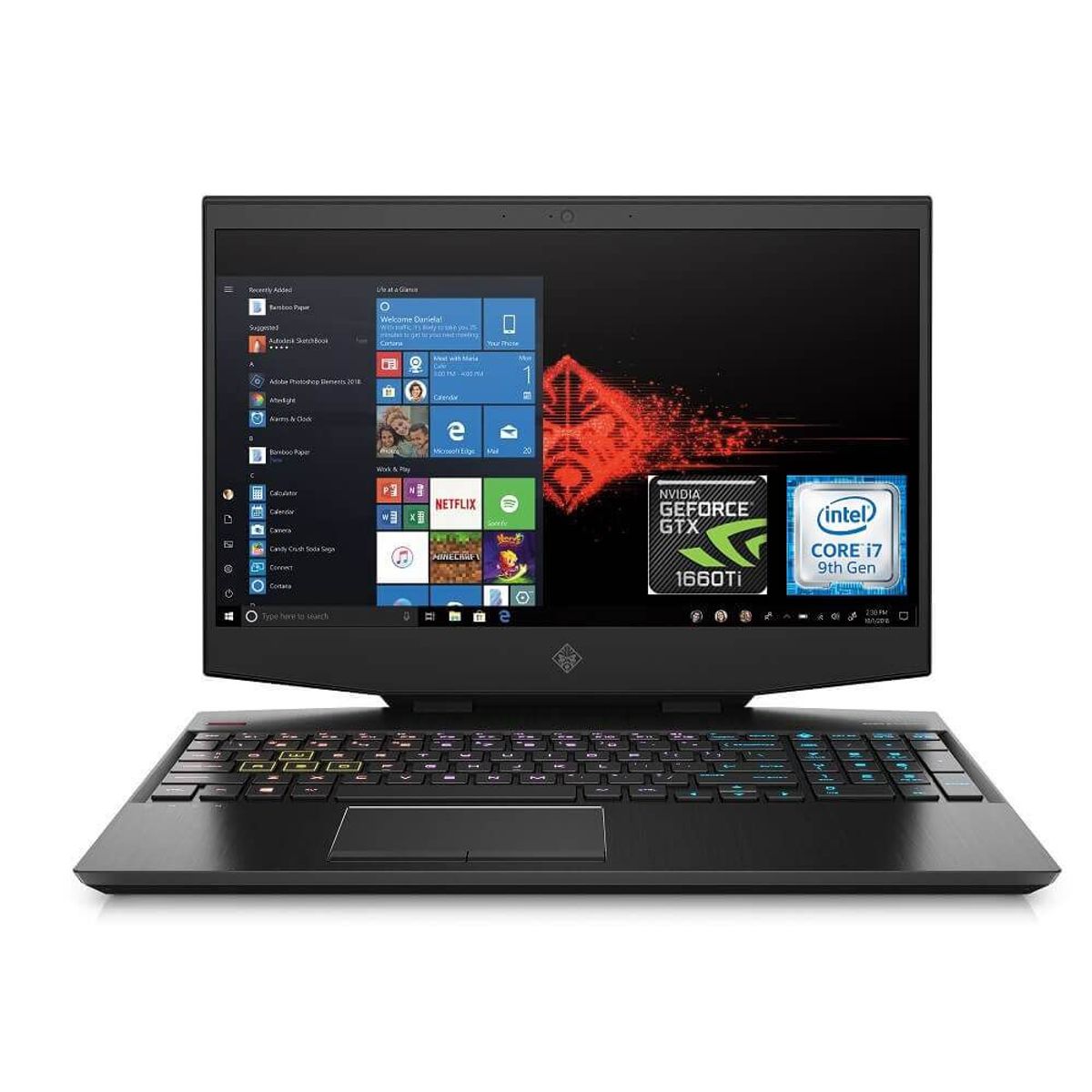 HP - Laptop Omen 15-DH0003LA 15.6 pulgadas Core i7 16GB 1TB + 128 SSD NVIDIA Geforce GTX 1660 Ti