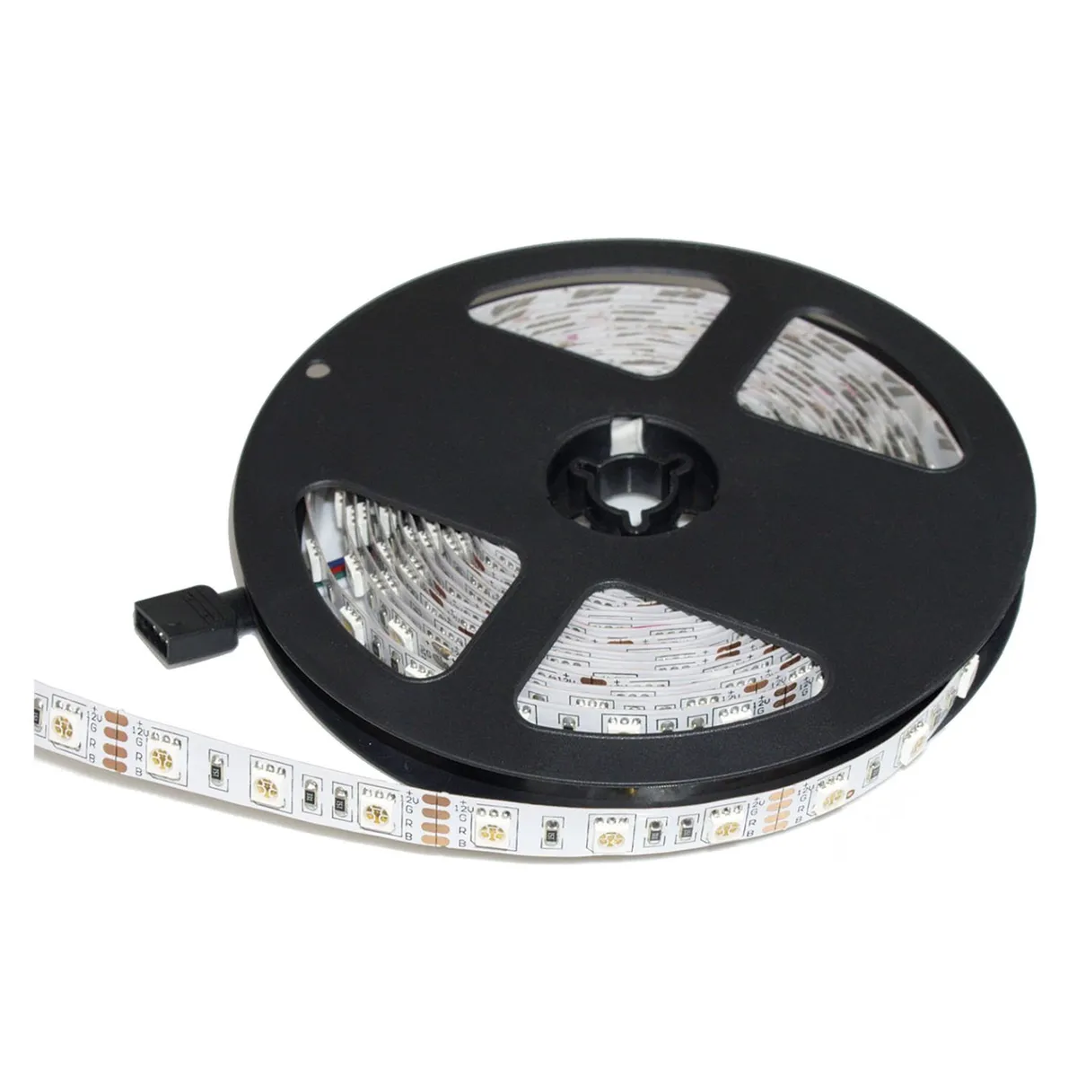 DIXON LIGHTING - Tira Led 5mt con Enchufe para Toma Corriente Luz Rgb