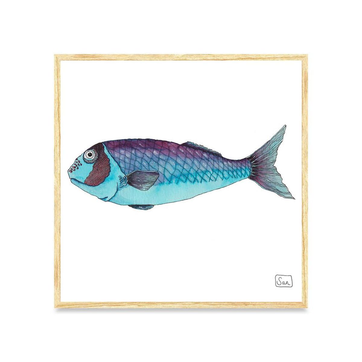KUELGA - Cuadro Pez Morado Kuelga