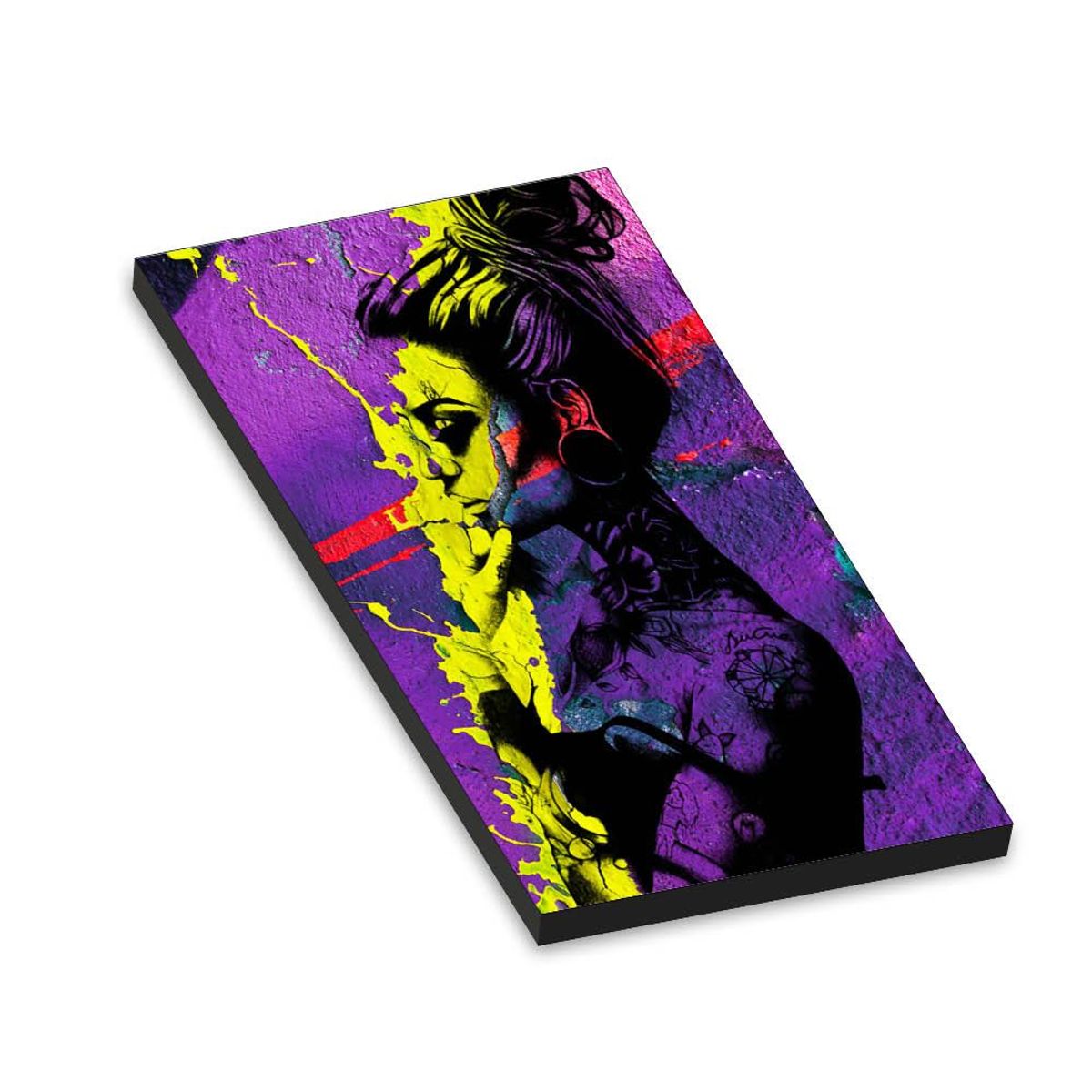 KUELGA - Cuadro Grafitti Girl Rock