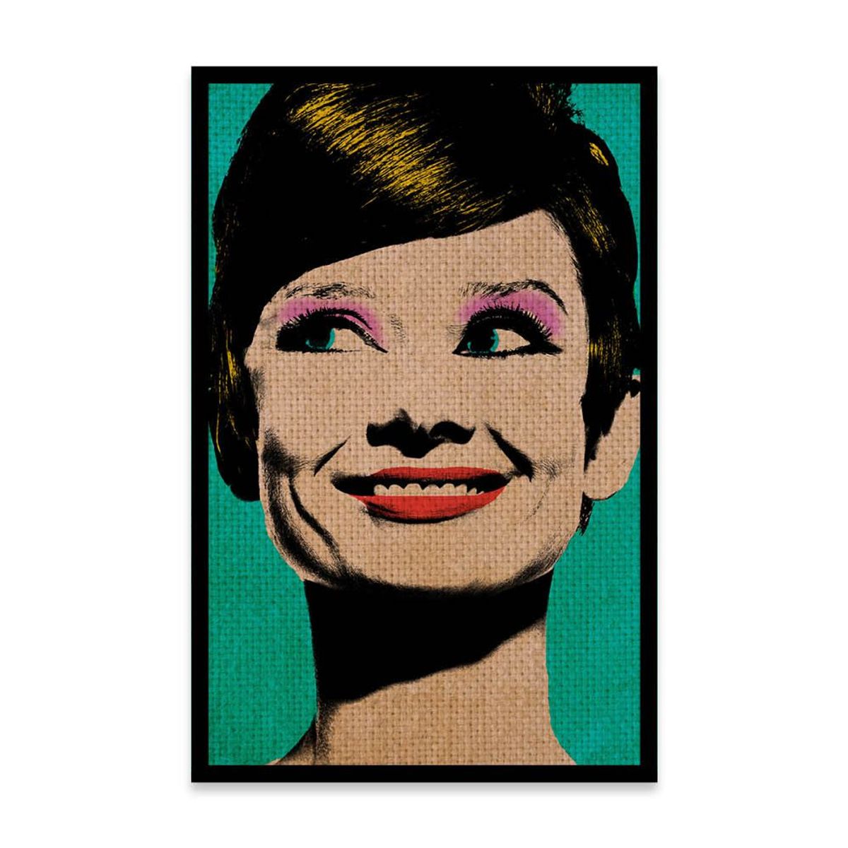 KUELGA - Cuadro Audrey Hepburn Pop Art