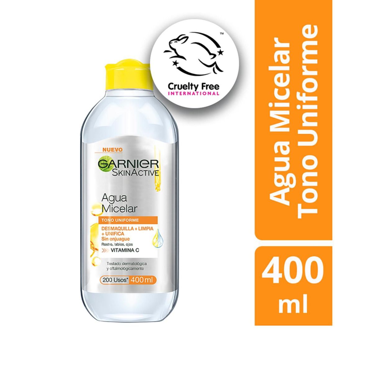GARNIER - Agua Micelar Garnier Express Aclara 400 Ml 