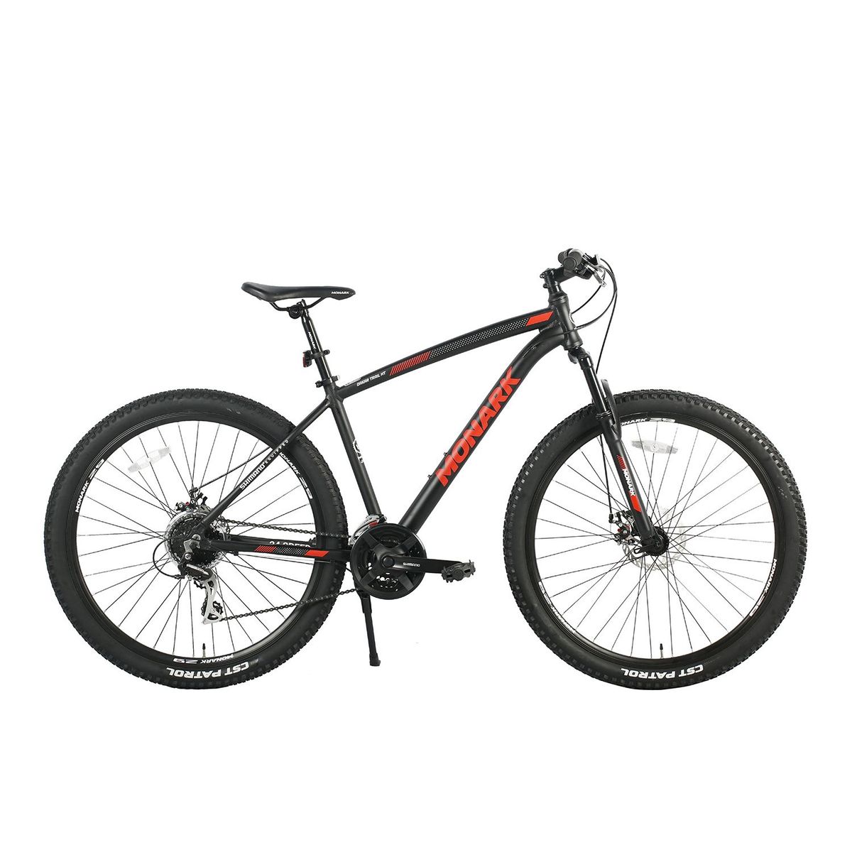 MONARK - Bicicleta Monark Dakar Trail HT Aro 29" Negro Rojo