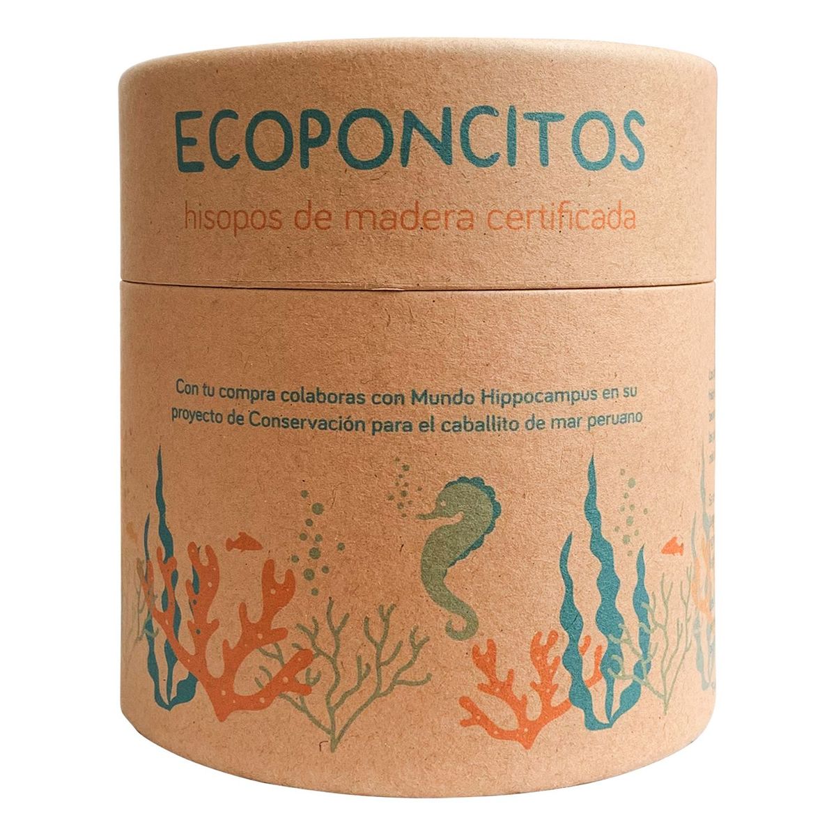 ECOPONCITOS - Hisopos de Madera Certificada y 100% Algodón x260 Unidades
