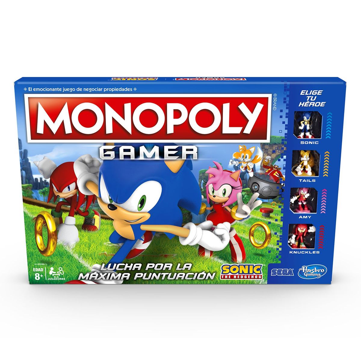 HASBRO GAMES - Monopoly Gamer Sonic the Hedgehog