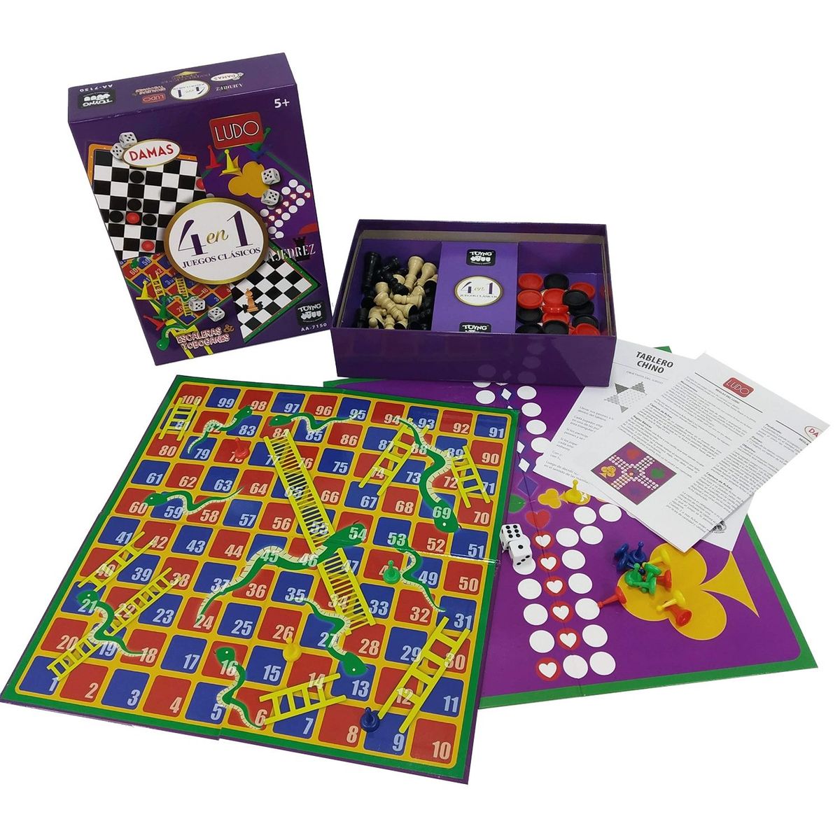 TOYNG - 4 En 1 Juegos Clásicos