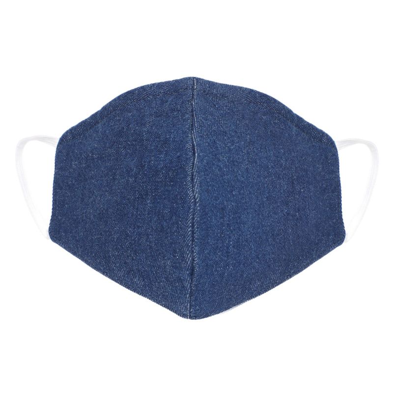 BASEMENT - Mascarilla Denim Color Solido