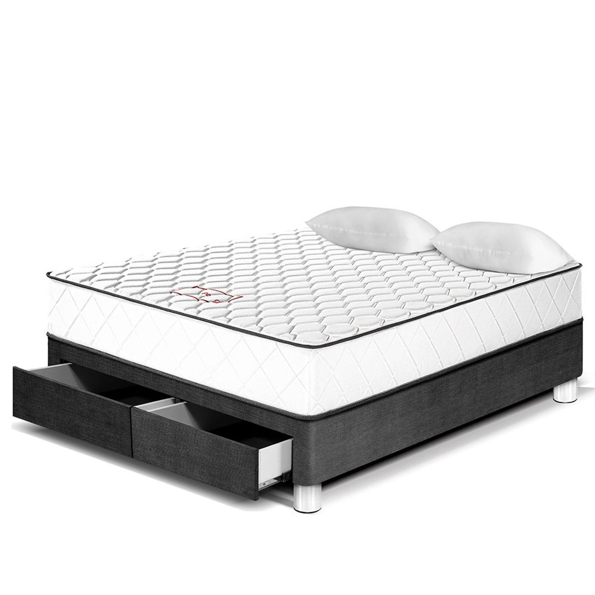 PARAISO - Cama Con Cajones Per 2 Plz  + 2 Almohadas + Protector