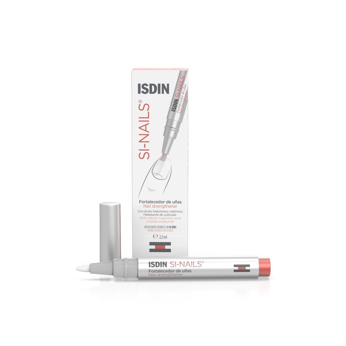ISDIN - ISDIN SI-NAILS 2.5ML - Fortalecedor de uñas que hidrata, endurece y promueve el crecimiento de las uñas