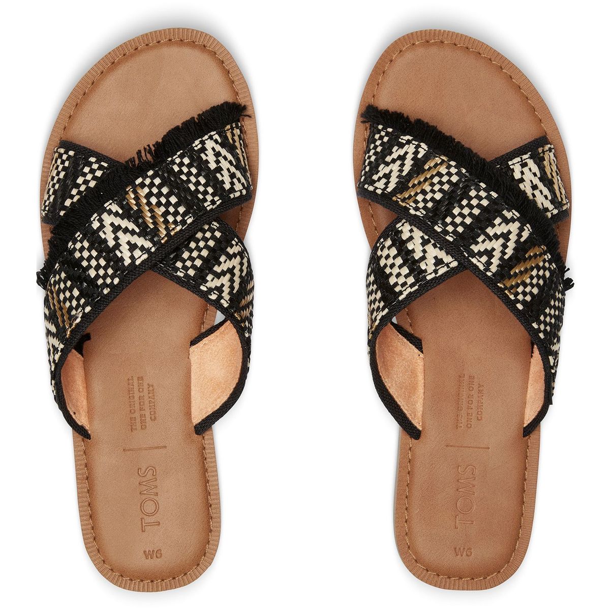 TOMS - Sandalias Viv 10013305 Mujer TOMS Black